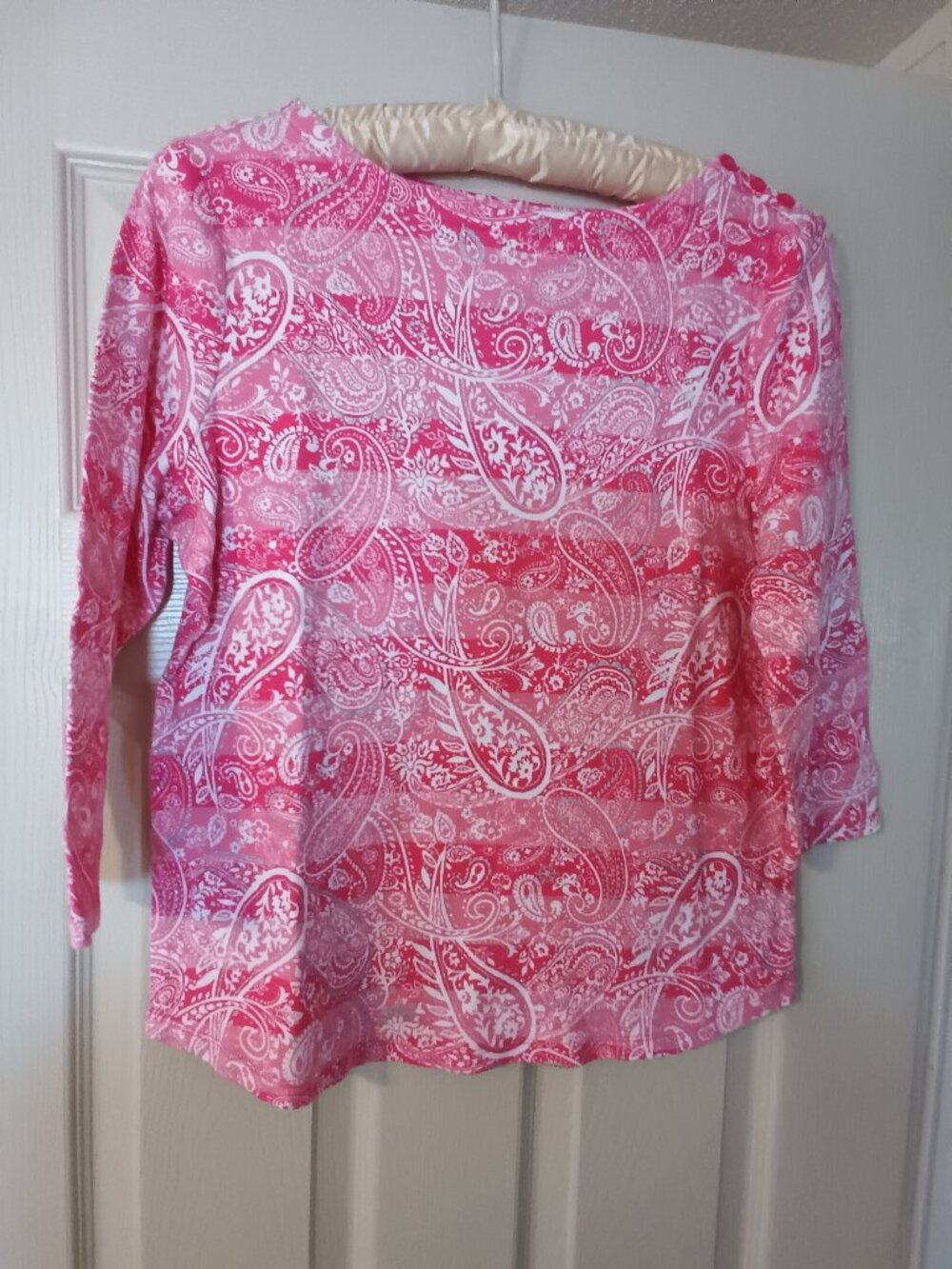 CHARTER CLUB BzlOUSE - Paisley Design -Medium